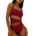 thumbnail image 1 of Aayomet Maillot de Bain pour Femmes Bikini Coloré (Rouge, m), 1 of 5