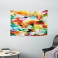 thumbnail image 1 of Feather House Decor Tapestry, Psychedelic Blurry Mix Feathers Pure Energy of Love and Life Wing Art Icons , Wall Hanging for Bedroom Living Room Dorm Decor, 60W X 40L Inches, Multi, by Ambesonne, 1 of 2