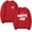 Red, variant on White Fox Sweatshirt Sweatshirts For Teen Girls Long Sleeve Letter Preppy Casual Graphic Pullover Cute Oversized Blouse Crewneck Sweatshirt Women Purple S Clearance