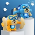 thumbnail image 3 of Flipping Toy Cartoon Animal Shape Voice Control Safe Electric Rolling Monkey Toy for Baby  Baby Toys, 3 of 6