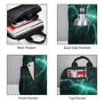 thumbnail image 3 of Balery Green Lightning Flash Mochila Ligera para Hombres y Mujeres – Resistente y Impermeable, Ideal para la Escuela, el Trabajo, los Viajes y el Uso Diario, 3 of 7