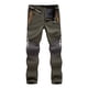 thumbnail image 2 of Pantalones de nieve, mallas, forro polar softshell, equipo de ejercicio, pantalones para nieve, pantalones para hombre Verde Ejército XXL, 2 of 7