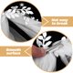 thumbnail image 5 of KAKOWELY Velo de novia de flores con clip, velo de novia largo decorativo, accesorio para vestido de novia, 5 of 5