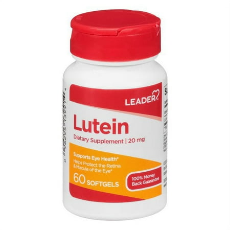 Leader Lutein 20mg, 60 Softgels (Pack of 1)