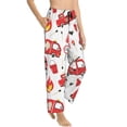 thumbnail image 2 of Haiem Fire Truck Women's Pajama Pants Ultra Lightweight Pjs Bottoms Sleepwear Bottom Pants With Pocket Drawstring-X-Large, 2 of 9