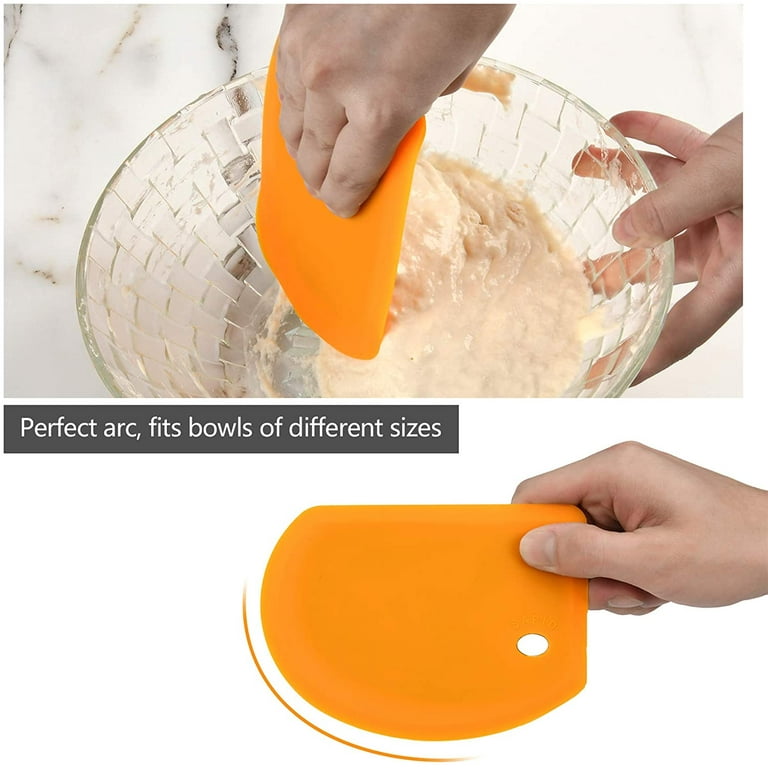 Silicone dough/bowl scraper