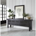 thumbnail image 2 of Pemberly Row 11-Drawer Reclaimed Pine Wood Console Table in Black, 2 of 7