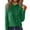 Dark Green, variant on Ladies' Casual Solid Color Knitted Raglan Hooded Sweatshirt for Sporty and Relaxed Looks, Ideal for Layering,Beige,L