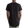 thumbnail image 3 of Hombres manga corta casual cuello redondo letra impresión pulóver deportes de longitud media camiseta blusa tops Pompotops  oipoqjl6456, 3 of 3