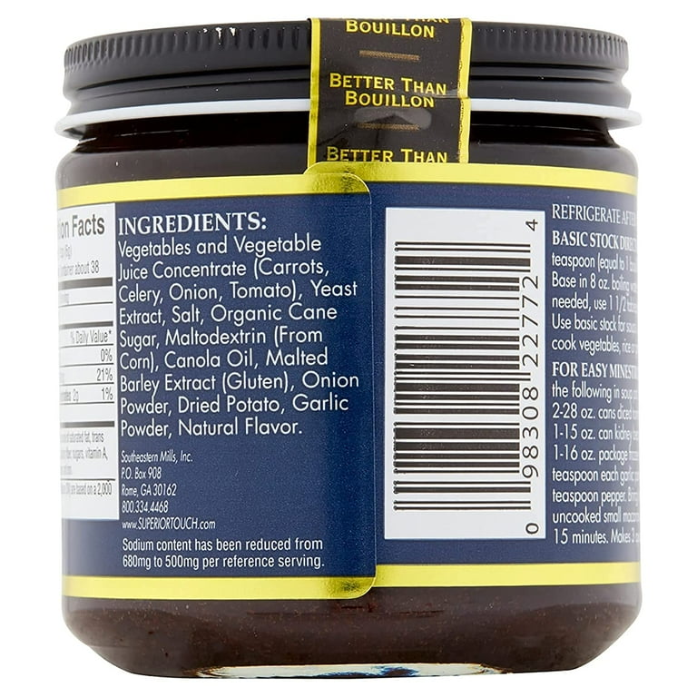 Better Than Bouillon® Reduced Sodium Beef Base, 8 Oz - Harris Teeter