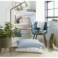 thumbnail image 4 of Poppy & Fritz Gingham Plaid Cotton Blue 3 Piece Sheet Set-Twin, 4 of 6