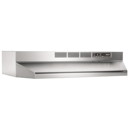 Open Box Broan 24 Inch Stainless Steel ADA Capable Non Ducted Under Cabinet Range Hood