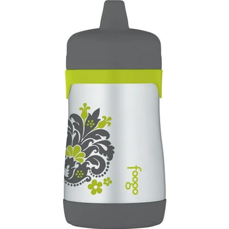Thermos FOOGO Phases Stainless Steel Sippy Cup, Tripoli, 10 Ounce