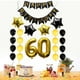 thumbnail image 3 of KAKOWELY 23 piezas de pancartas y globos para 60 cumpleaños, decoraciones para fiestas de cumpleaños, suministros para fiestas, 3 of 5