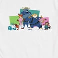 thumbnail image 3 of Zootopia 2 - Nick, Judy, And Friends - Men's Short Sleeve Graphic T-Shirt, 3 of 5