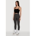 thumbnail image 3 of Womens Trendy Rib Knit High Waisted Leggings, 3 of 5