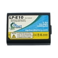 thumbnail image 2 of 2x Pack - LP-E10 - Replacement Battery + Charger for Canon EOS 1100D, EOS Kiss X50, EOS Rebel T3, EOS Digital Rebel T3 18-55mm IS II, EOS Digital SLR Cameras (1200mAh, 7.4V, Lithium-Ion), 2 of 4
