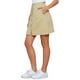thumbnail image 4 of Faldas de mezclilla A-Line de mujer INSPIRE CHIC, cintura alta, con botones, falda de mezclilla casual, color caqui claro, talla S, 4 of 6