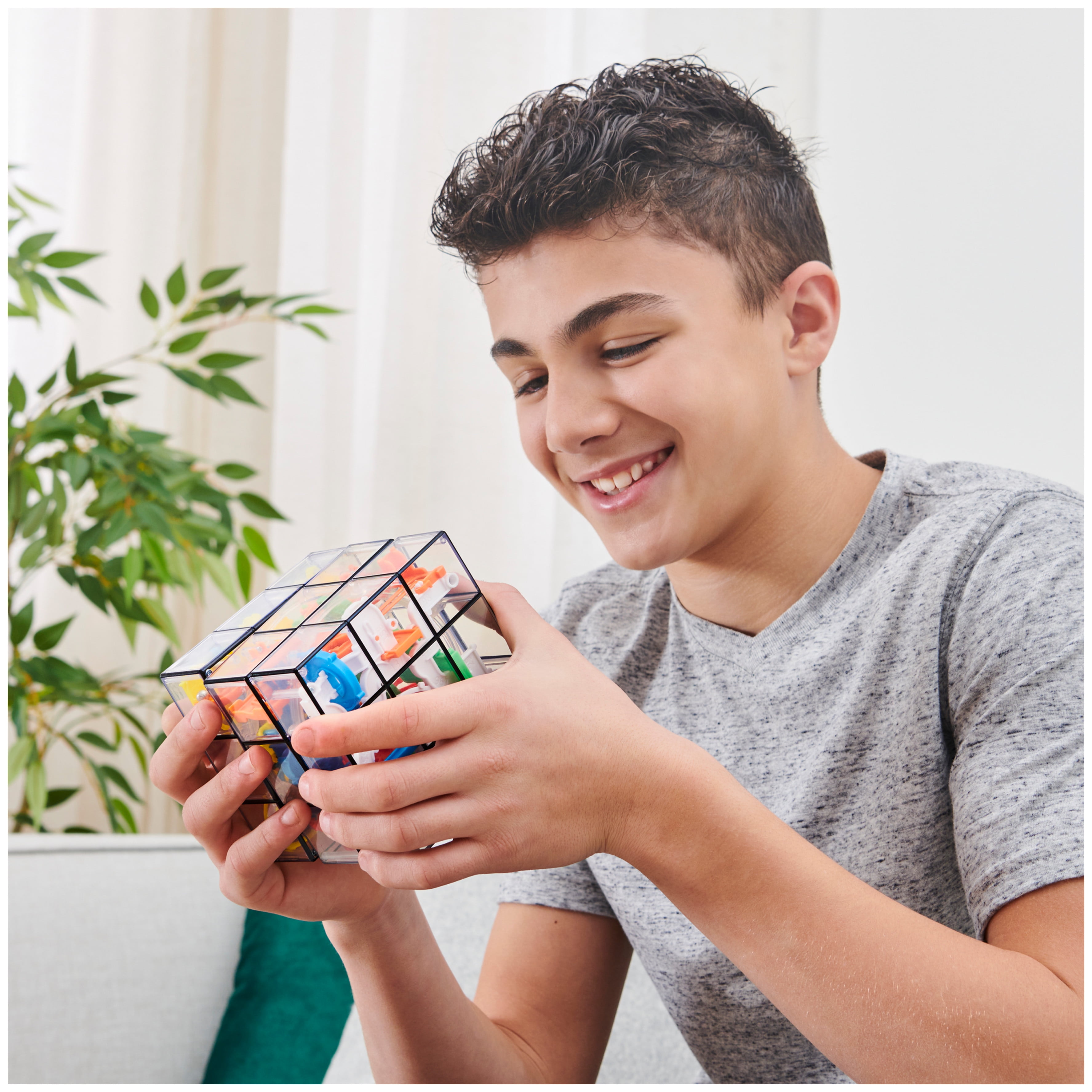 Perplexus Beginner 2019 + Rubik's Cube 3x3 Metallic - Brain Teaser