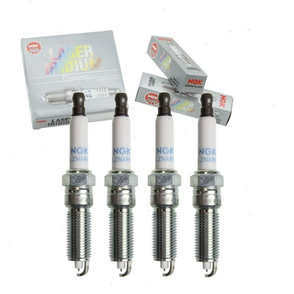 4 pc NGK Laser Iridium Spark Plugs compatible with Chevrolet Volt 1.5L L4 2016-2019