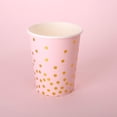 thumbnail image 4 of de vasos de papel desechables, 20 vasos, vasos para beber de corte con de puntos para bodas, fiestas de cumpleaños, Acción de Macarena Vasos de papel desechables, 4 of 8