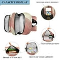 thumbnail image 3 of FORMRS School Backpack 17" Student Travel Bag with Laptop Compartment, Soft Pink Pattern, 3 of 7