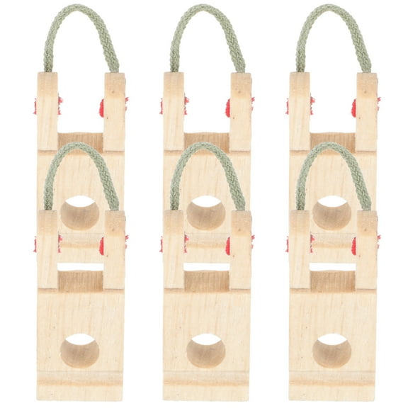 6pcs Piano Repair Parts Piano Maintenance Accessories Wooden Piano Butt Flange