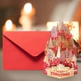 thumbnail image 6 of JOGZMZ Christmas Greeting Cards, 3D Pop-up Greeting Card with Envelopes, Christmas Gifts Sending Blessings to Friend ( Christmas Tree ), 6 of 6