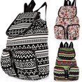 thumbnail image 1 of Fashion Retro Ms. Canvas Travel Rucksack  Schoolbag Backpack Country Bag, 1 of 5