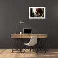 thumbnail image 4 of Dana Styber 4x24 White Modern Wood Framed Wall Art Titled - Red Pipe Rules, 4 of 5