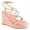 Medium Pink, variant on Womens Natesha Strappy Sandals Espadrilles
