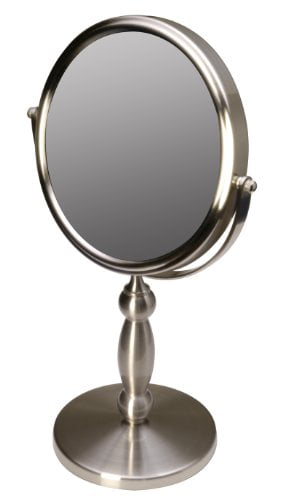 15x Vanity Mirror Brushed Nickel, Magnifying Makeup Mirror 20x Uk
