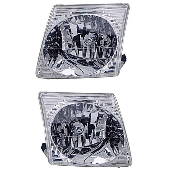 For Ford Explorer Sport Trac 2001 2002 2003 2004 2005 Pair Headlights - BuyAutoParts