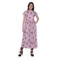 thumbnail image 1 of Moomaya Short Sleeve Kurta Summer Tunic Printed Front Slit Kurtis For Women, 1 of 5