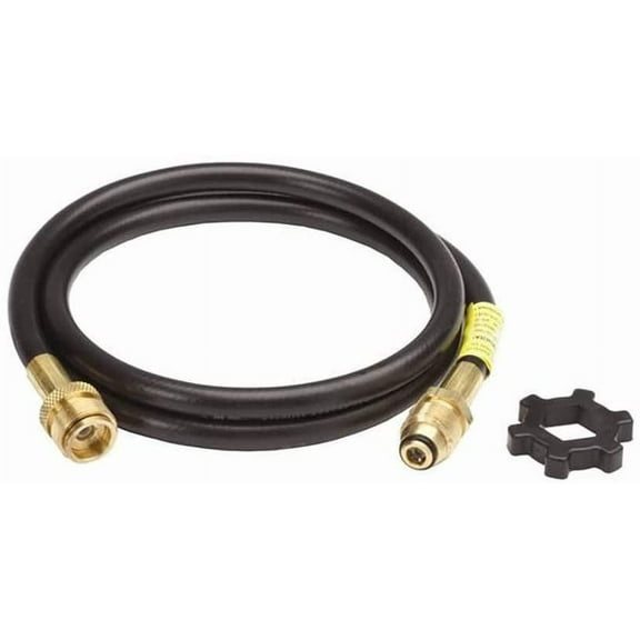 Mr. Heater F273702 75000 BTU 12 Foot Rubber Propane Hose Assembly for Heaters