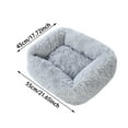 thumbnail image 3 of Donut Dog Cat Bed Cozy Cave for Improved Sleep - Self-Warming Calming Cuddler Burrow Bed, Soft Plush Pet Cushion for Small Medium Dogs & Cats, 3 of 6