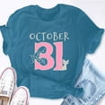 thumbnail image 5 of EcoLoom Big Day October 3 Pink Short Sleeve Unisex T Shirt, 5 of 6