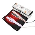thumbnail image 3 of Hair Tool Organizer Bag with Heat Resistant Mat Removable Travel Storage Case for Hot Air Brushes Curling Irons Cute Animals Pattern, 3 of 8