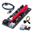 thumbnail image 3 of EIMELI PCI-E Carte Riser 1X à 16X GPU Riser Carte PCI-E USB 3.0 Adaptateur GPU avec 6pin Interface Bleu, 3 of 9