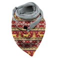 thumbnail image 1 of Womens Warm Scarf Christmas Print Button Soft Wrap Casual Scarves Shawls, 1 of 6