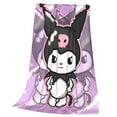 thumbnail image 7 of Lsque Sanrio Pattern Fuzzy Fleece Throw Blanket Extra Large,Super Soft,Fluffy and Warm Blankets for Couch,Bed,All Season Use (40"x30"), 7 of 7