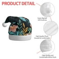 thumbnail image 6 of Cauagu Black Panther Floral Illustration for Adult Christmas Hat,1-Pack Xmas Holiday Hat Santa Hat for Women & Men Festive Headwear Accessories Fit for Christmas/New Year/Party, 6 of 6
