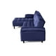 thumbnail image 5 of Sofá Cama Modular de Lino Azul Modelo Mosley Makora Reversible, 5 of 9