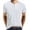 White, variant on Men's T-Shirts Spring Summer Solid Color Pocket Short Sleeve White Men's Athletic Fall Shirts & Tees size XL