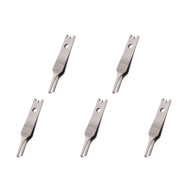 Para Sedal Pesca Cortador Minialicates Acero Inoxidable Herramienta (plata)