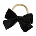 thumbnail image 2 of HYLLai Velvet Christmas Headband for Baby Girls, Festive Red & Green Hair Bow, Soft Elastic Band, Perfect for Holiday Photos & Parties, Infant Toddler Gift (E), 2 of 6