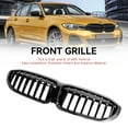 thumbnail image 3 of Gloss Black Kidney Grille Grill 51138072085 Fit for BMW 3 Series G20 2019-2022, 3 of 10