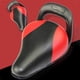 thumbnail image 5 of Eigraketly Sillín de bicicleta de montaña para niños de cuero PU reemplazo en forma de U ergonómico colorido mejora asiento de bicicletas a Ciclismo Rojo, 5 of 6