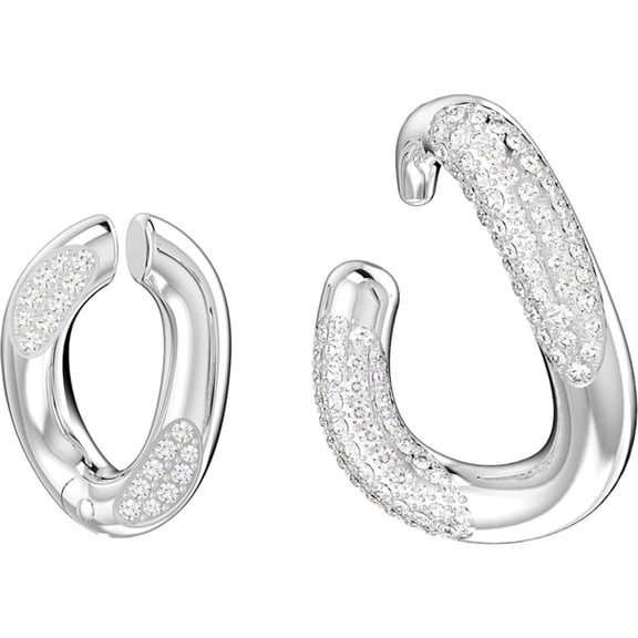 Swarovski 5618303 Women's Dextera Asymmetrical Ear Cuff, Set of 2