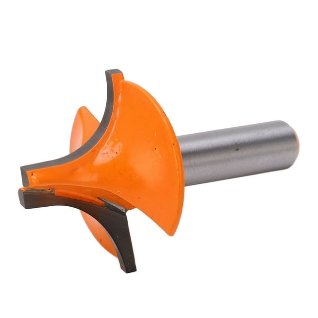 Embout de Routeur à Bordure Ronde, Outil de Coupe de Menuiserie Réglable avec Matériau en Alliage de Tungstène pour Coupe de Plinthe
